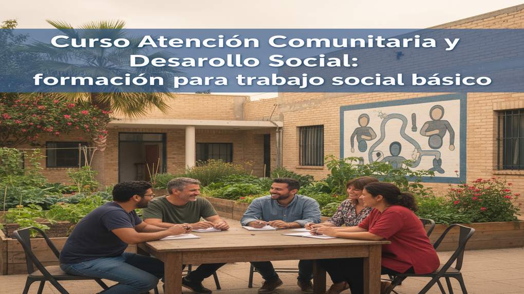 Curso Atención Comunitaria y Desarrollo Social: formación para trabajo social básico