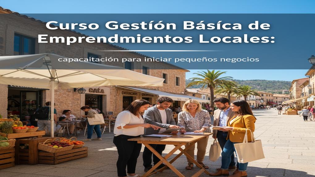 Curso Gestión Básica de Emprendimientos Locales: capacitación para iniciar pequeños negocios