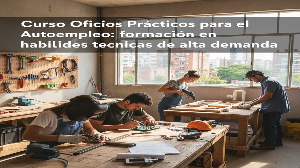 Curso Oficios Prácticos para el Autoempleo: formación en habilidades técnicas de alta demanda